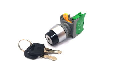22mm Key Selector Switch Non Draw-able 2 position AUSPICIOUS