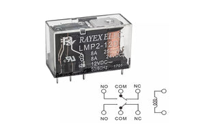 8 Pin 24VDC General Purpose Relay - LMP224D Rayex Electric - Qahraba