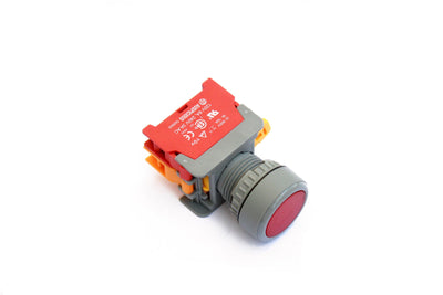 22mm Momentary Type Illuminated Push Button Red Color IP65 - LXB22 Auspicious Taiwan - Qahraba