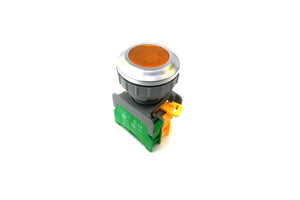 30mm Illuminated Push Button Yellow Momentary AUSPICIOUS