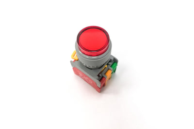 22mm Momentary Type Illuminated Extended Head Push Button Red Color IP65 - LXL22 Auspicious Taiwan - Qahraba