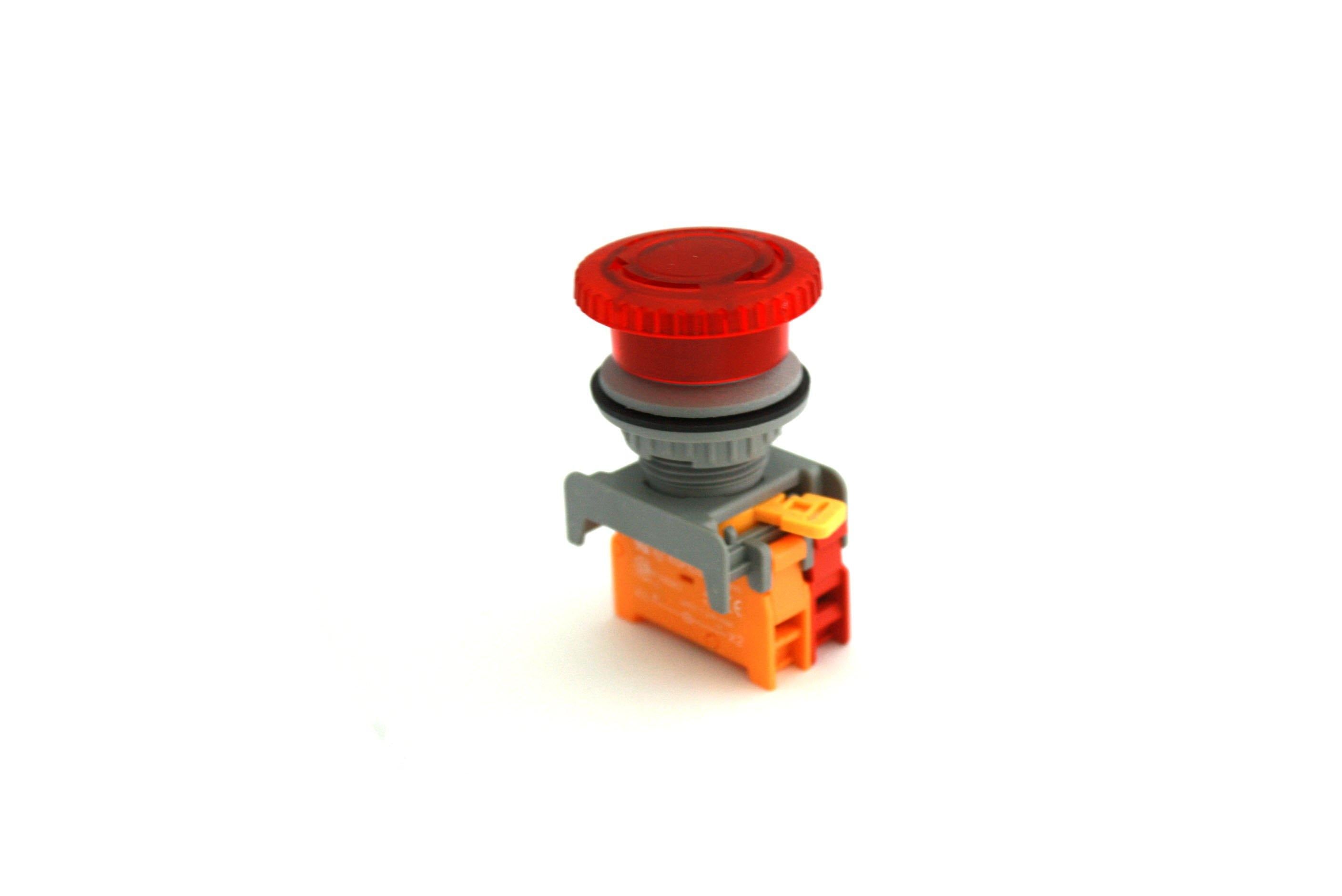 Illuminated Emergency Stop Button 30mm Red MBL30 Auspicious - Qahraba