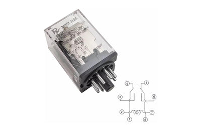 8 Pin Round Power Relay - MK2PN Rayex Electric - Qahraba
