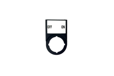 22mm Label Plate ON-OFF AUSPICIOUS