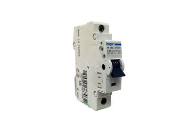 MCB - Miniature Circuit Breaker 20A 25kA 1Pole - NR120A Hager - Qahraba
