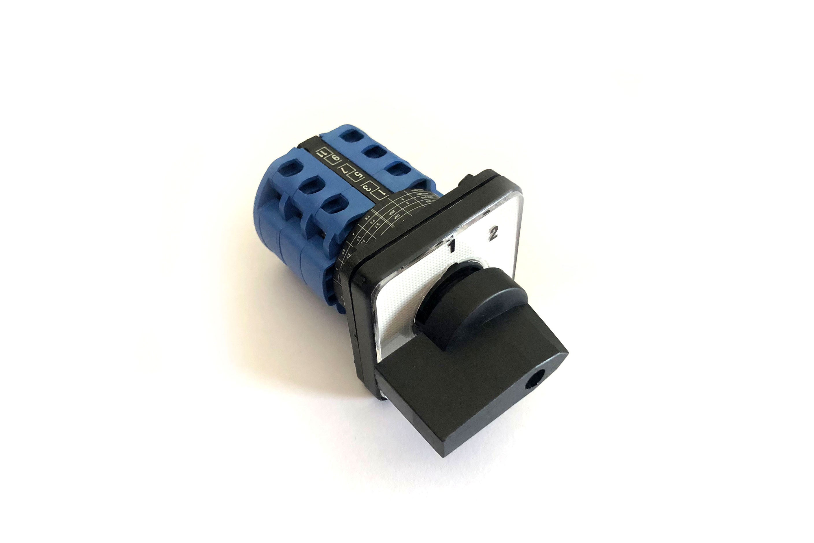 Spring Return Rotary Switch 2 Position without Off 1-2 20A 3P R207 ...