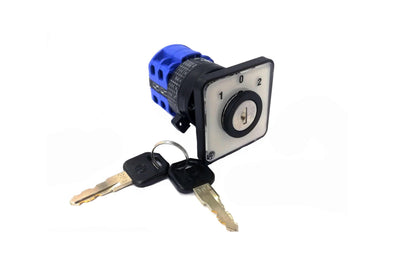 1-0-2 20A 2 Pole Key Rotary Cam Changeover Switch AUSPICIOUS