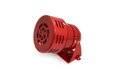 Mini Alarm Motor Siren Red Color 220VAC - SA80 Auspicious Taiwan - Qahraba