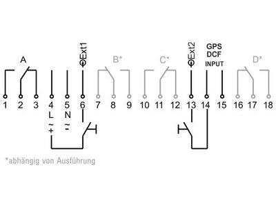 Digital Yearly Timer 24VDC Din Rail Mount - SC9820 Hugo Muller Germany - Qahraba