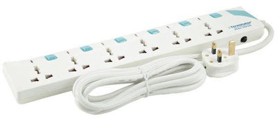 6 Way Universal Extension Socket 5M - TPB 616 Terminator - Qahraba