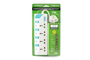4 Way Universal Extension Socket 3M - TPB614 Terminator - Qahraba