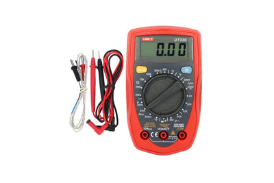 Palm Size Digital Multimeter - UT33C Uni-T - Qahraba