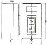 Motor Push Button On-Off 30A 3.7kW 3 Phase SP330 Auspicious Taiwan ...